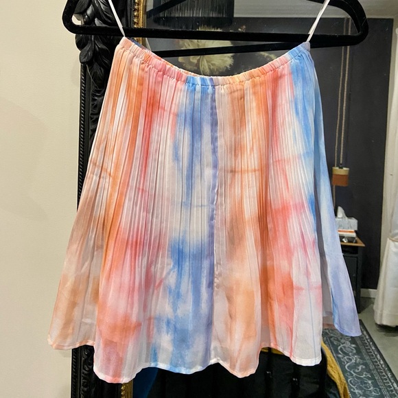 Gentle Fawn Pastel Tie Dye Mini Skirt - Picture 3 of 5